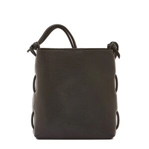 Black Leather Shoulder Bag - Il Bisonte Italian leather